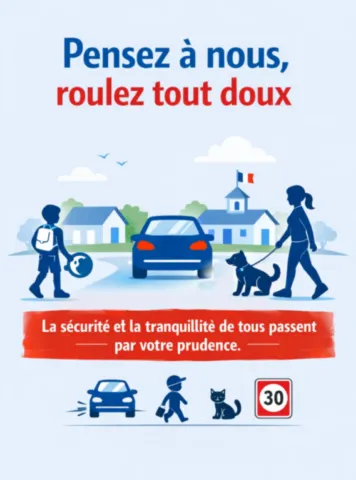 affiche respect vitesse viéville